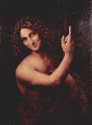 LEONARDO da Vinci, Salai as John the Baptist